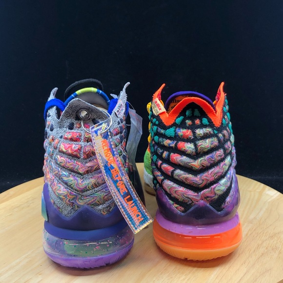 Nike Lebron 17 XVII What The WTW Multi Color - Picture 6 of 8